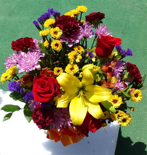 bouquet of flowers.